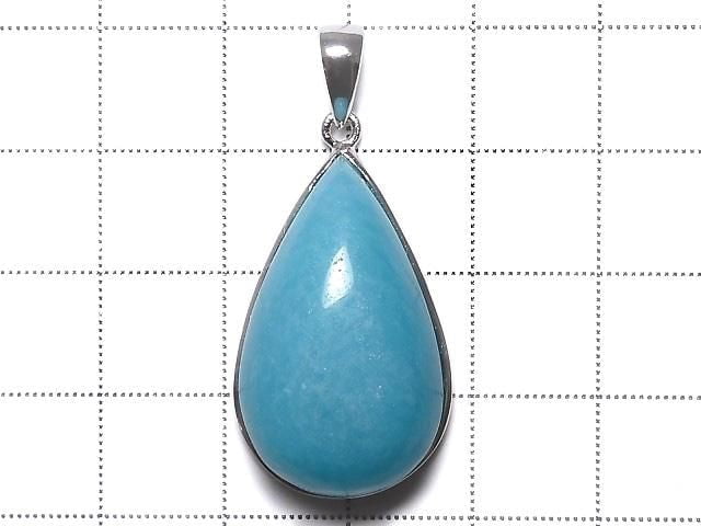 [Video][One of a kind] Amazonite Silica AA++ Pendant Silver 925 NO.146