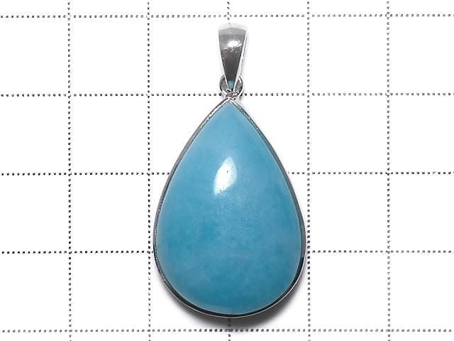 [Video][One of a kind] Amazonite Silica AA++ Pendant Silver 925 NO.148