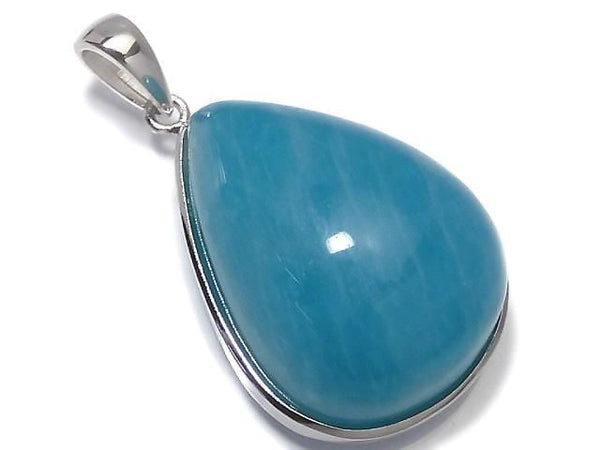 [Video][One of a kind] Amazonite Silica AA++ Pendant Silver 925 NO. 150