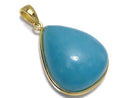 [Video][One of a kind] Amazonite Silica AA++ Pendant 18KGP NO.152