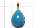 [Video][One of a kind] Amazonite Silica AA++ Pendant 18KGP NO.154
