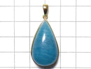 [Video][One of a kind] Amazonite Silica AA++ Pendant 18KGP NO.155