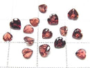 [Video] High Quality Mozambique Garnet AAA Loose Stone Heart Cut 4x4mm 10pcs