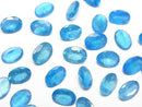 [Video] High Quality Neon Blue Apatite AAA Loose Stone Oval Faceted 7x5mm 2pcs