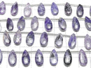 [Video] Charoite AA++ Pear Shape (Smooth) 15x7mm 1strand (10pcs)