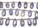 [Video] Charoite AA Pear Shape (Smooth) 15x7mm 1strand (10pcs)