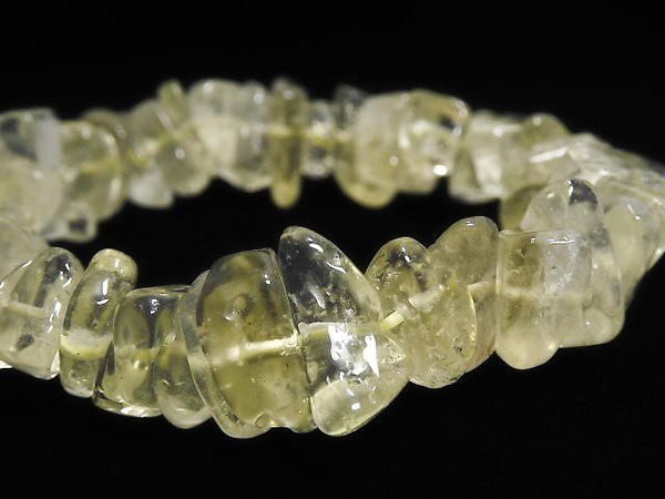 [Video][One of a kind] Libyan Desert Glass AAA Chips (Small Nugget) Bracelet NO.332