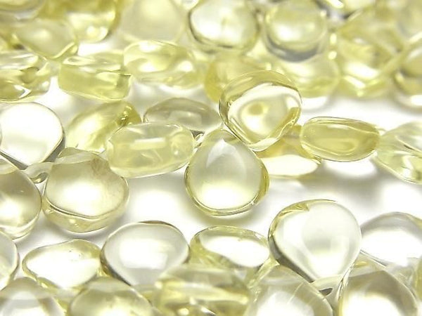 [Video]High Quality Lemon Quartz AAA- Chestnut (Smooth) half or 1strand beads (aprx.7inch/18cm)