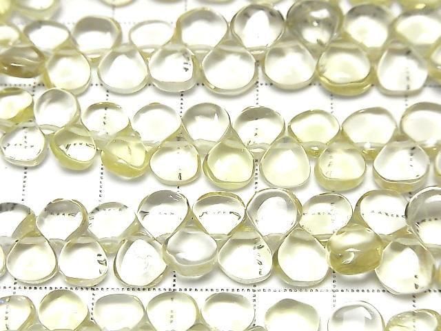 [Video]High Quality Lemon Quartz AAA- Chestnut (Smooth) half or 1strand beads (aprx.7inch/18cm)
