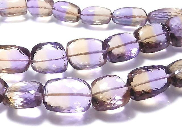 [Video][One of a kind] High Quality Ametrine AAA Micro Cut Size Gradation 1 Strand (46cm)