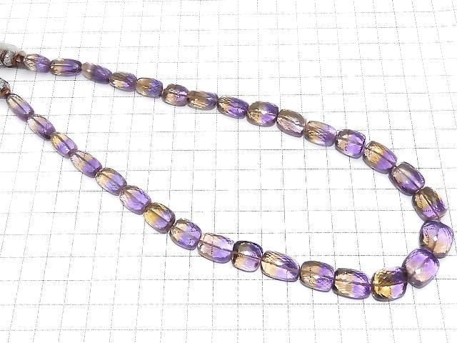 [Video][One of a kind] High Quality Ametrine AAA Micro Cut Size Gradation 1 Strand (46cm)
