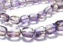 [Video][One of a kind] High Quality Ametrine AAA Micro Cut Size Gradation 1strand (43cm) NO.1