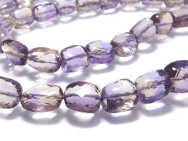 [Video][One of a kind] High Quality Ametrine AAA Micro Cut Size Gradation 1strand (43cm) NO.1