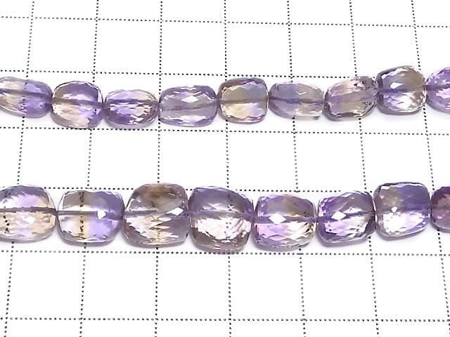 [Video][One of a kind] High Quality Ametrine AAA Micro Cut Size Gradation 1strand (43cm) NO.1