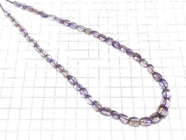 [Video][One of a kind] High Quality Ametrine AAA Micro Cut Size Gradation 1strand (43cm) NO.1