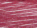[Video]Longido(Tanzania)High Quality Ruby AAA Rondelle half or 1strand beads (aprx.17inch/42cm)