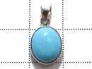 [Video][One of a kind] Kingman Turquoise AAA- Pendant Silver925 NO.222