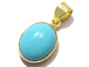 [Video][One of a kind] Kingman Turquoise AAA Pendant 18KGP NO.231