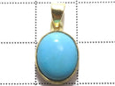 [Video][One of a kind] Kingman Turquoise AAA Pendant 18KGP NO.238