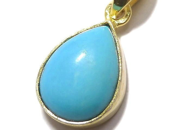 [Video][One of a kind] Kingman Turquoise AAA Pendant 18KGP NO.248