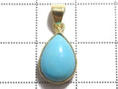 [Video][One of a kind] Kingman Turquoise AAA Pendant 18KGP NO.249