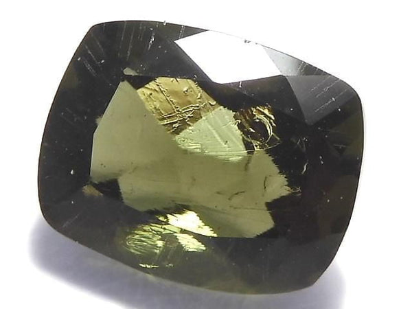 [Video][One of a kind] High Quality Moldavite AAA Faceted Loose stone 1pc NO.153