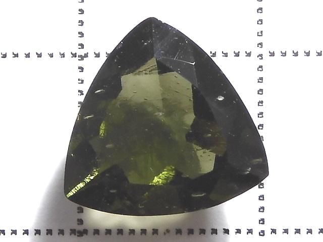 [Video][One of a kind] High Quality Moldavite AAA Faceted Loose stone 1pc NO.155