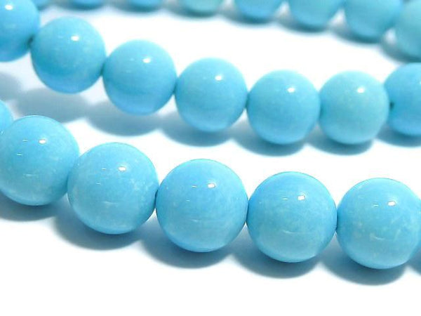 [Video][One of a kind] Arizona Sleeping Beauty Turquoise AAAA Round 6mm 1strand beads (approx. 16 inches/39 cm) NO.1