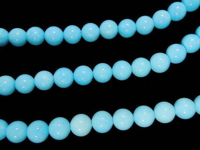 [Video][One of a kind] Arizona Sleeping Beauty Turquoise AAAA Round 6mm 1strand beads (approx. 16 inches/39 cm) NO.1