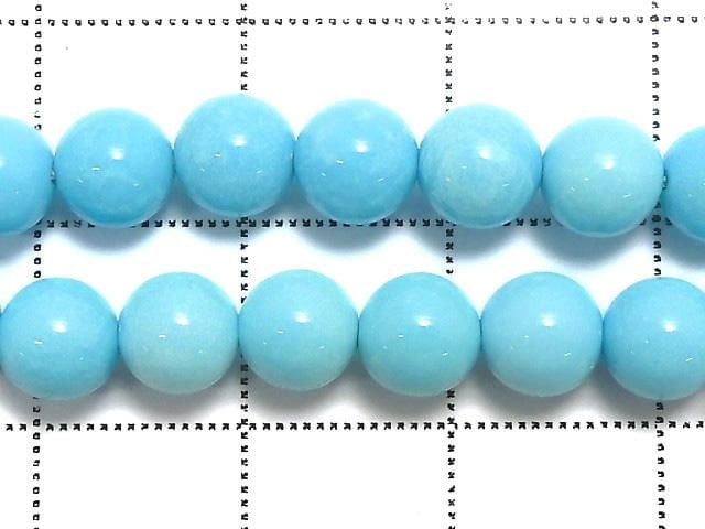 [Video][One of a kind] Arizona Sleeping Beauty Turquoise AAAA Round 6mm 1strand beads (approx. 16 inches/39 cm) NO. 2