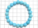 [Video][One of a kind] Arizona Sleeping Beauty Turquoise AAAA Round 9mm Bracelet NO.1