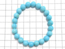 [Video][One of a kind] Arizona Sleeping Beauty Turquoise AAAA Round 9mm Bracelet NO.2
