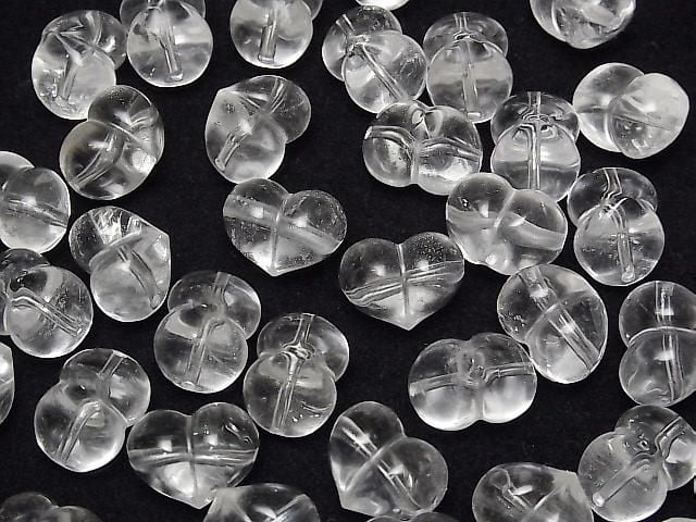 [Video] Crystal AAA- Heart 11x15mm [Horizontal hole] 1pc