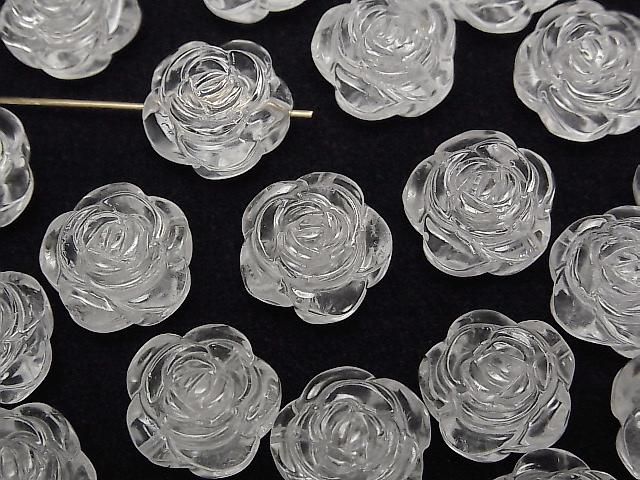 [Video] Crystal AAA- Flower Motif 15mm [Drilled Hole] 1pc