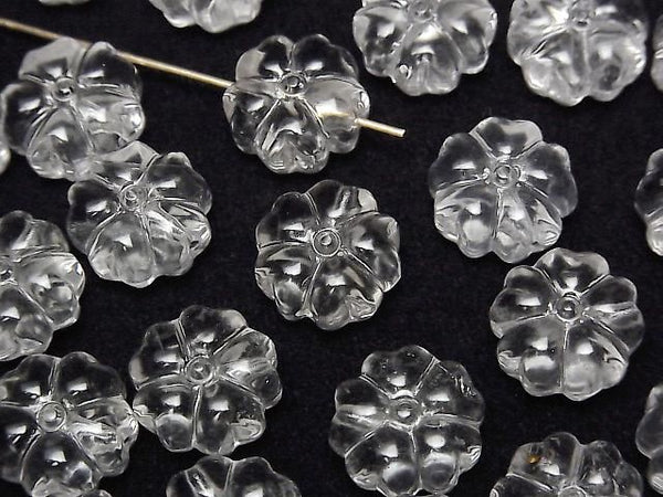 [Video] Crystal AAA- Flower Motif 12.5mm [Drilled Hole] 1pc