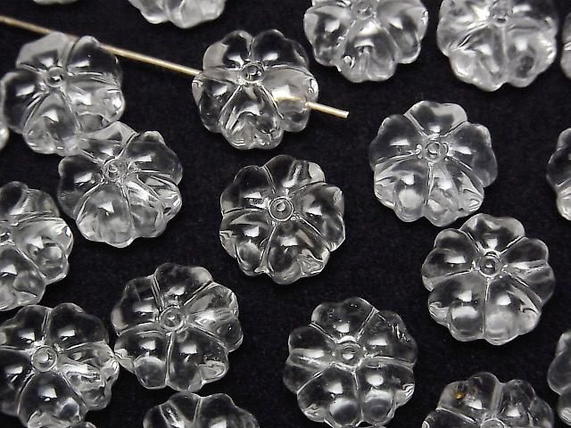 [Video] Crystal AAA- Flower Motif 12.5mm [Drilled Hole] 1pc