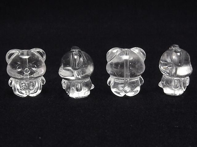 [Video] Crystal AAA- Bear Motif 18.5x15mm [Drilled Hole] 1pc
