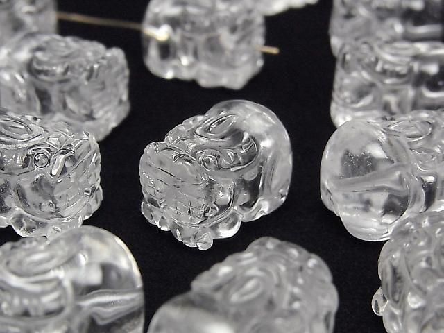 [Video] Crystal AAA- Pixiu Carving 20x14mm [Drilled Hole] 1pc