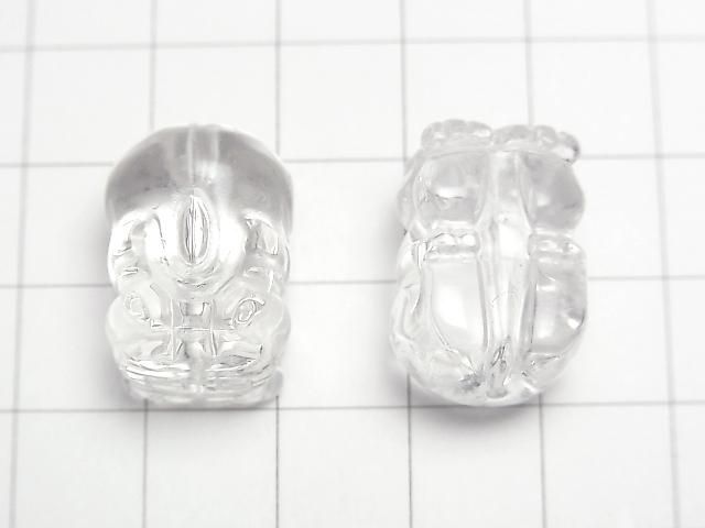 [Video] Crystal AAA- Pixiu Carving 20x14mm [Drilled Hole] 1pc