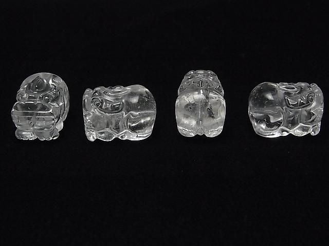 [Video] Crystal AAA- Pixiu Carving 20x14mm [Drilled Hole] 1pc