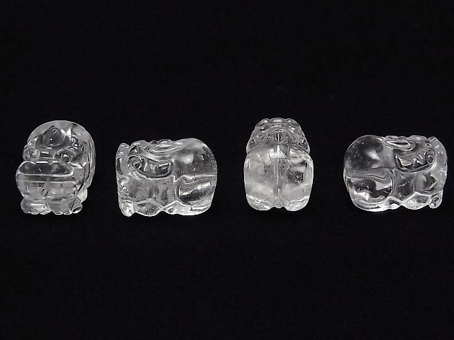 [Video] Crystal AAA- Pixiu Carving 20x14mm [Drilled Hole] 1pc