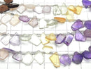 [Video] Mixed Stone AA++ Rough Slice Faceted 1strand beads (22 pcs)