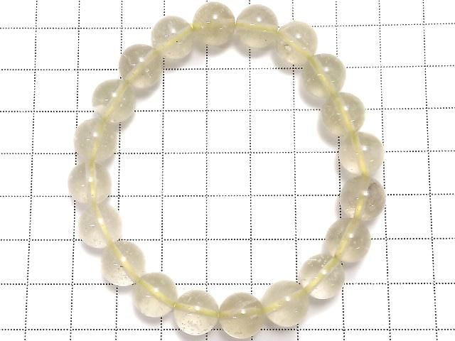 [Video][One of a kind] Libyan Desert Glass Round 10mm Bracelet NO.101