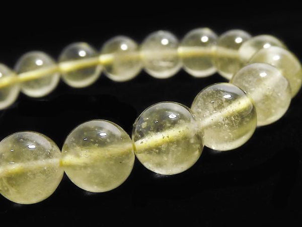 [Video][One of a kind] Libyan Desert Glass Round 10mm Bracelet NO.106