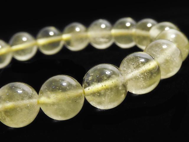 [Video][One of a kind] Libyan Desert Glass Round 10mm Bracelet NO.106
