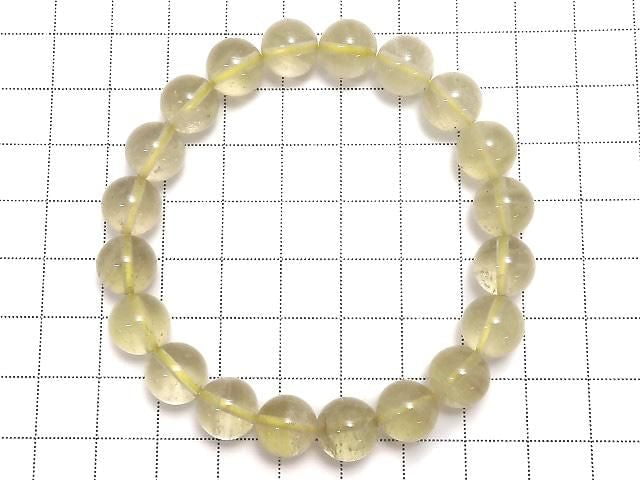[Video][One of a kind] Libyan Desert Glass Round 10mm Bracelet NO.106