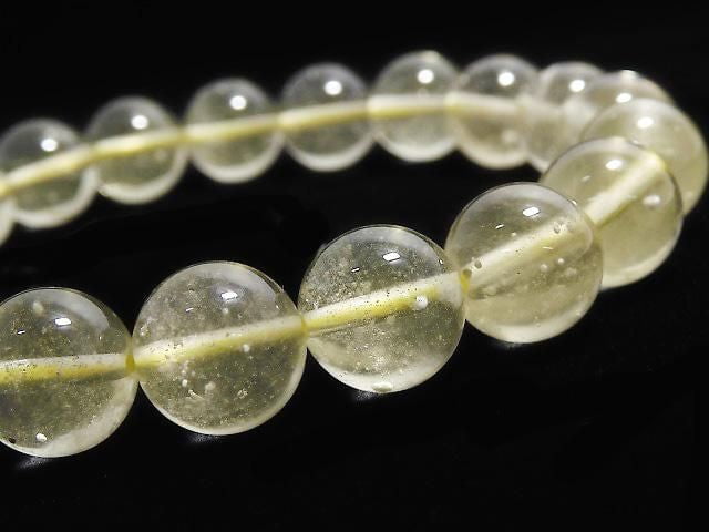 [Video][One of a kind] Libyan Desert Glass Round 10mm Bracelet NO.107