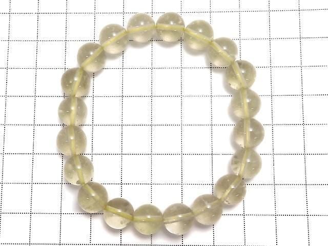 [Video][One of a kind] Libyan Desert Glass Round 10mm Bracelet NO.107