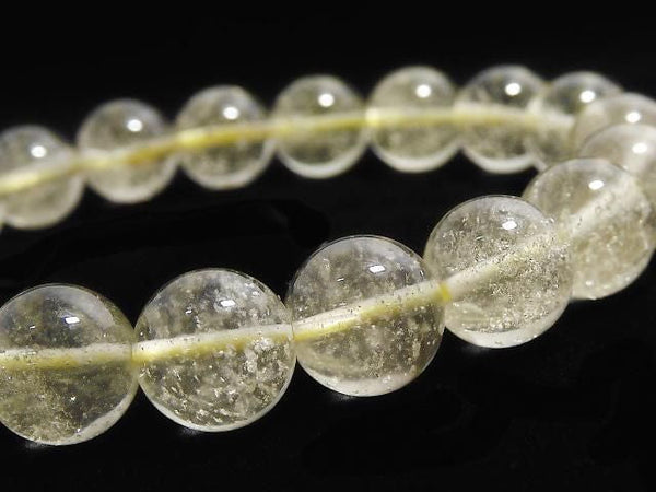 [Video][One of a kind] Libyan Desert Glass Round 10mm Bracelet NO.108