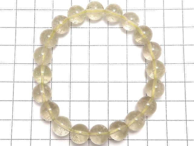 [Video][One of a kind] Libyan Desert Glass Round 10mm Bracelet NO.108